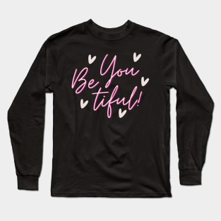 Be(you)tiful stickers, hats Long Sleeve T-Shirt